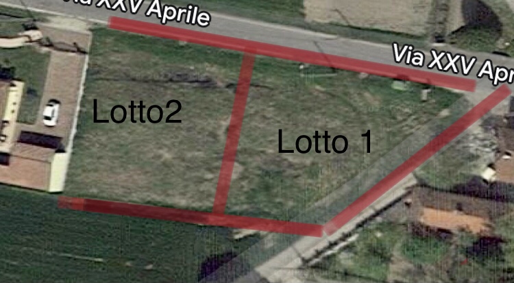 Terreno edificabile adiacente al parco